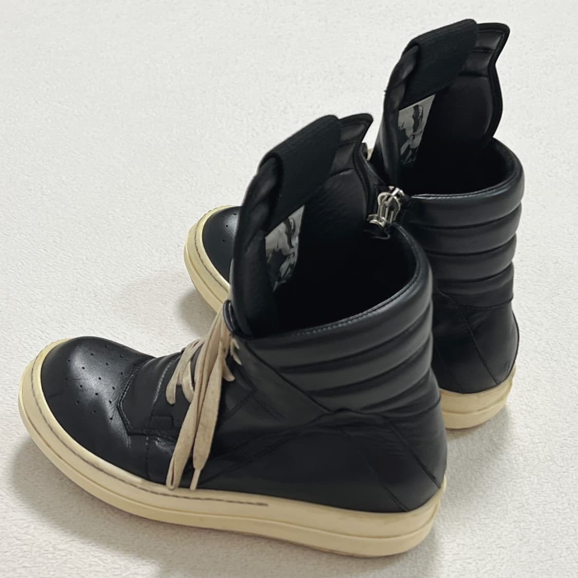 릭오웬스 16FW 지오바스켓 모노크롬 LPO 검검흰 상품이미지3