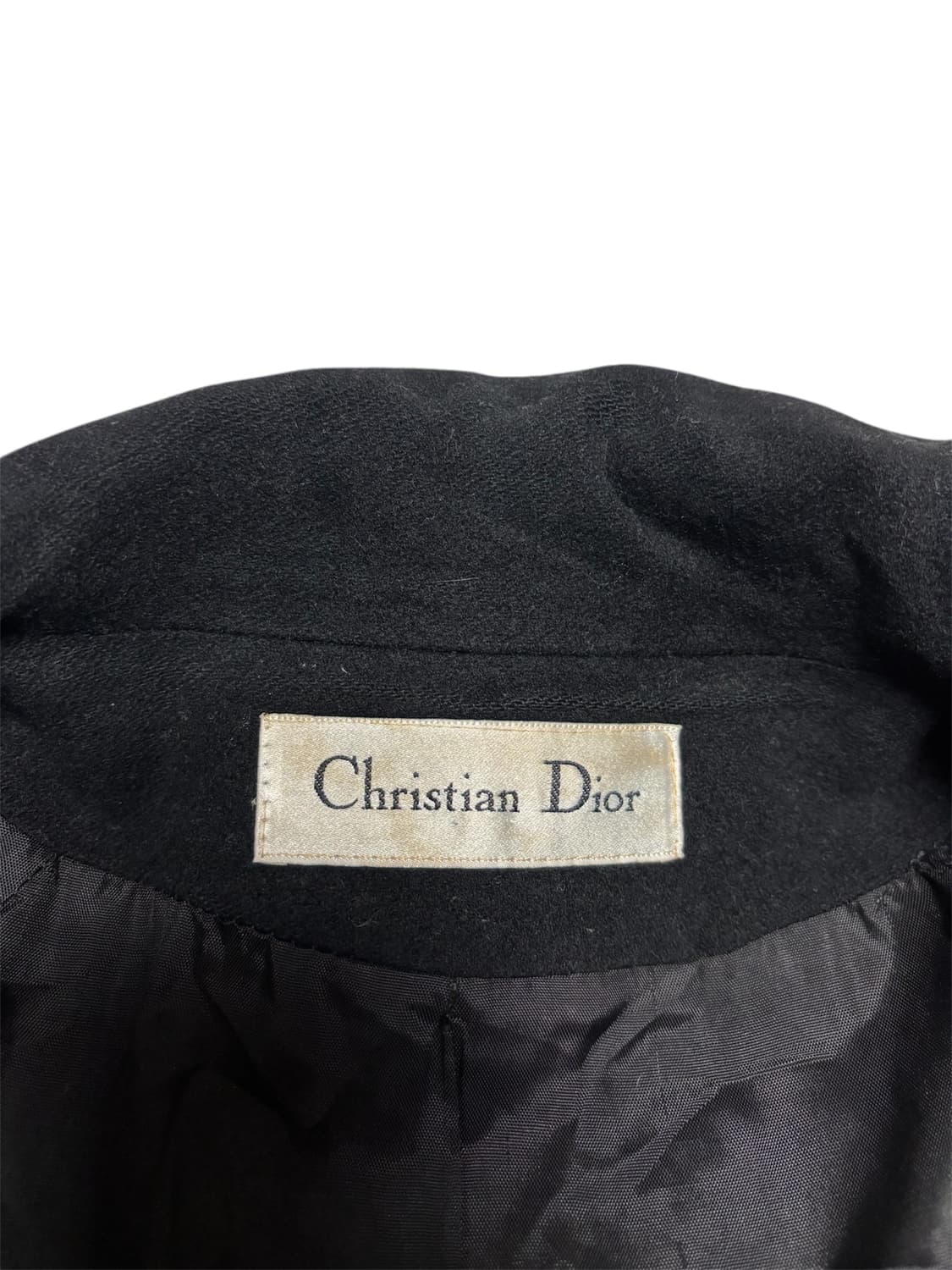 [정품] 미제 올드 크리스찬 디올 블랙 발마칸 코트 상품이미지4