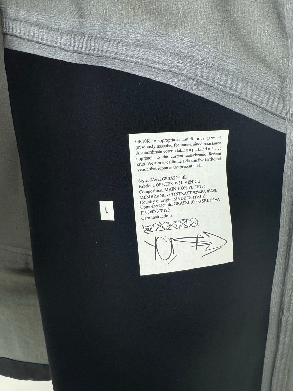 Gr10k 스켈레톤 자켓  상품이미지3