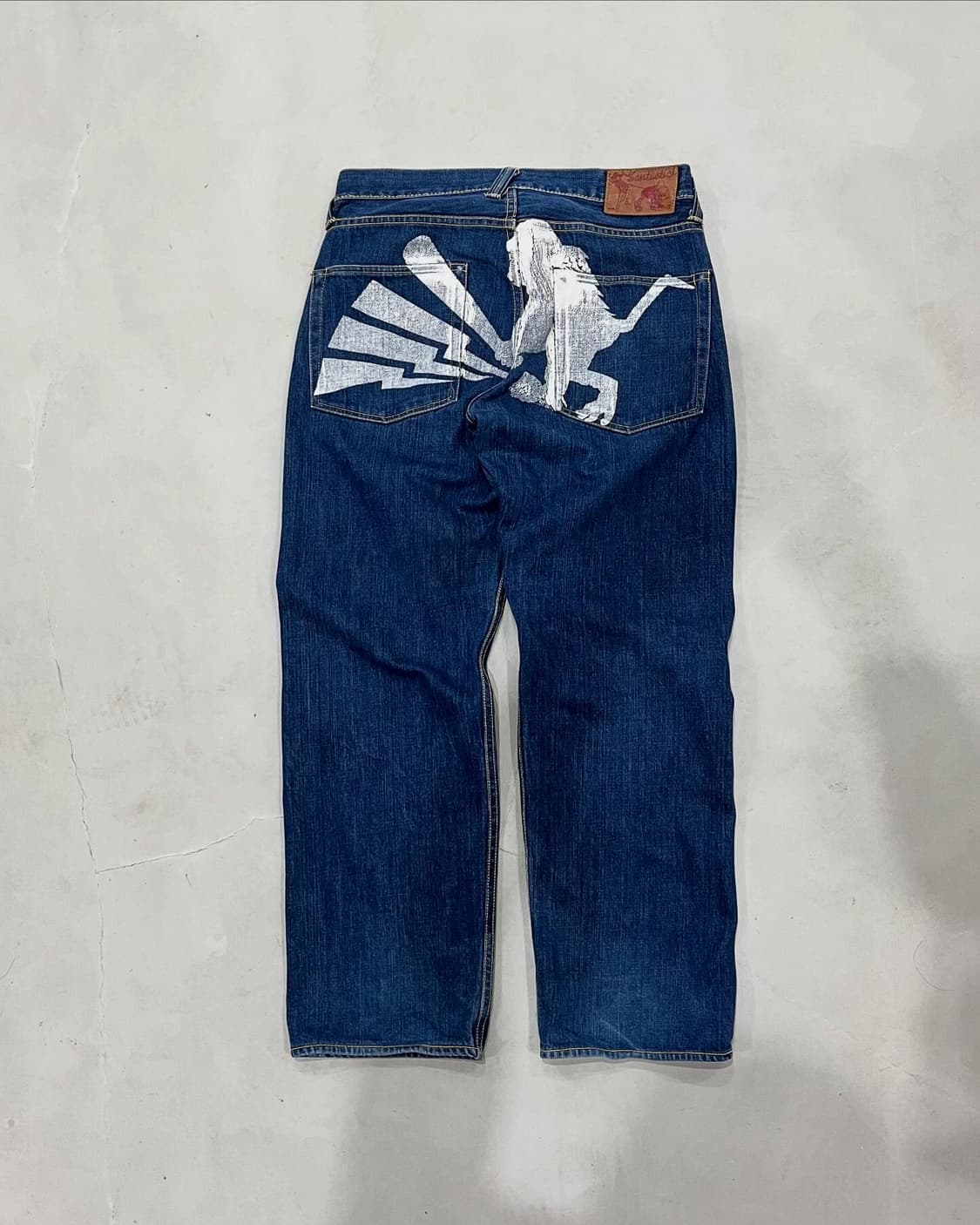 SANTASTIC! 🐒🏏  saru denim pants 상품이미지2