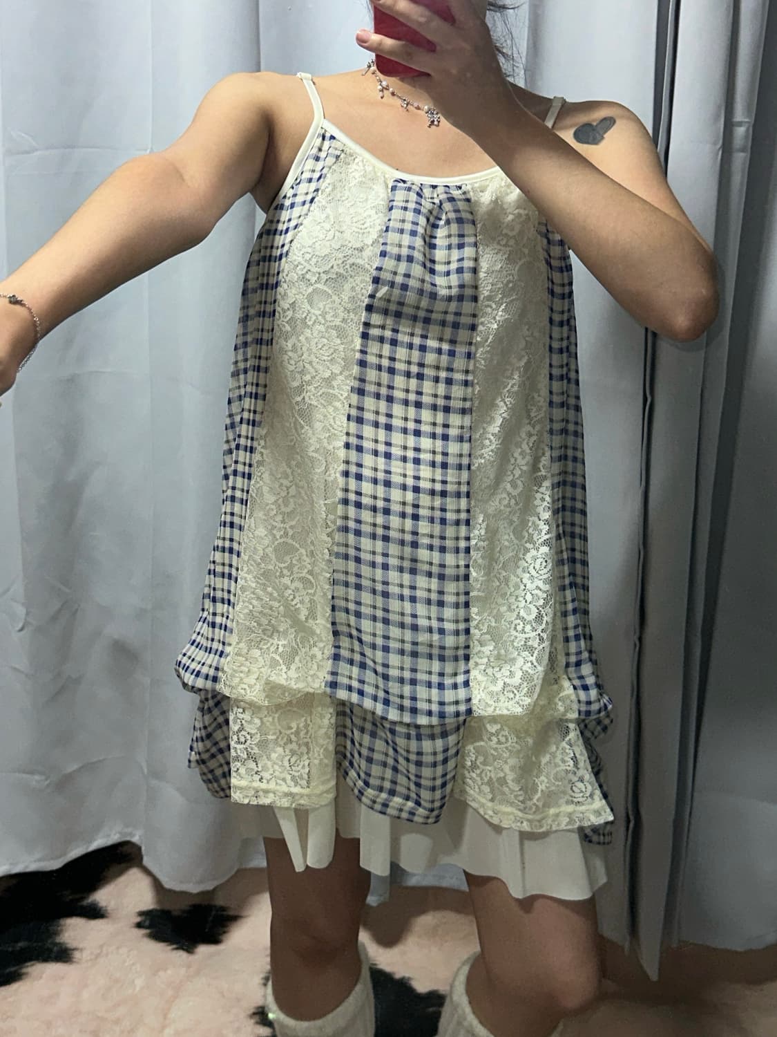 빈티지 패치 캉캉 원피스 볼레로 코디세트 상품이미지1