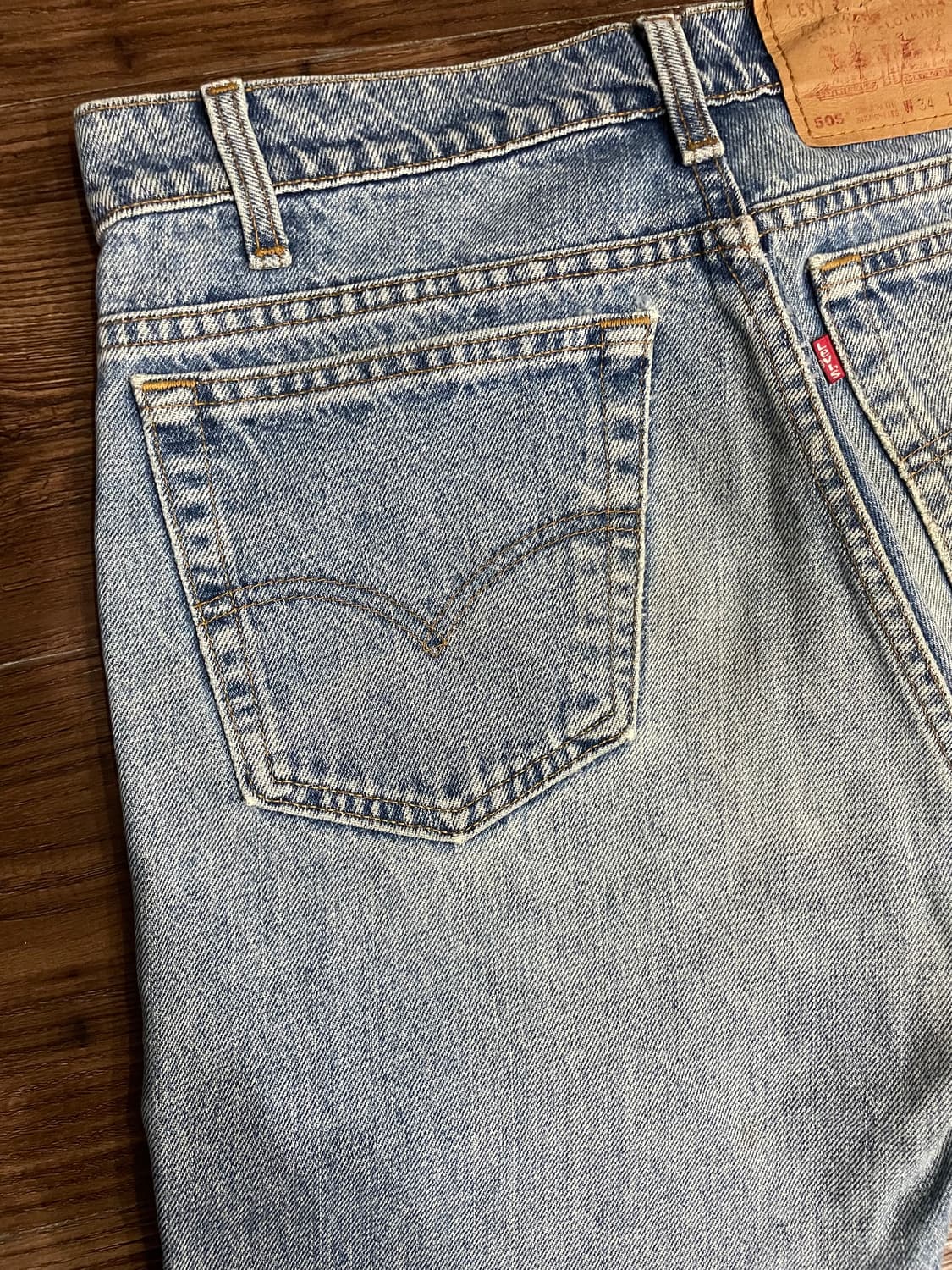 90년대 캐나다산 리바이스 505 데님 팬츠 상품이미지9