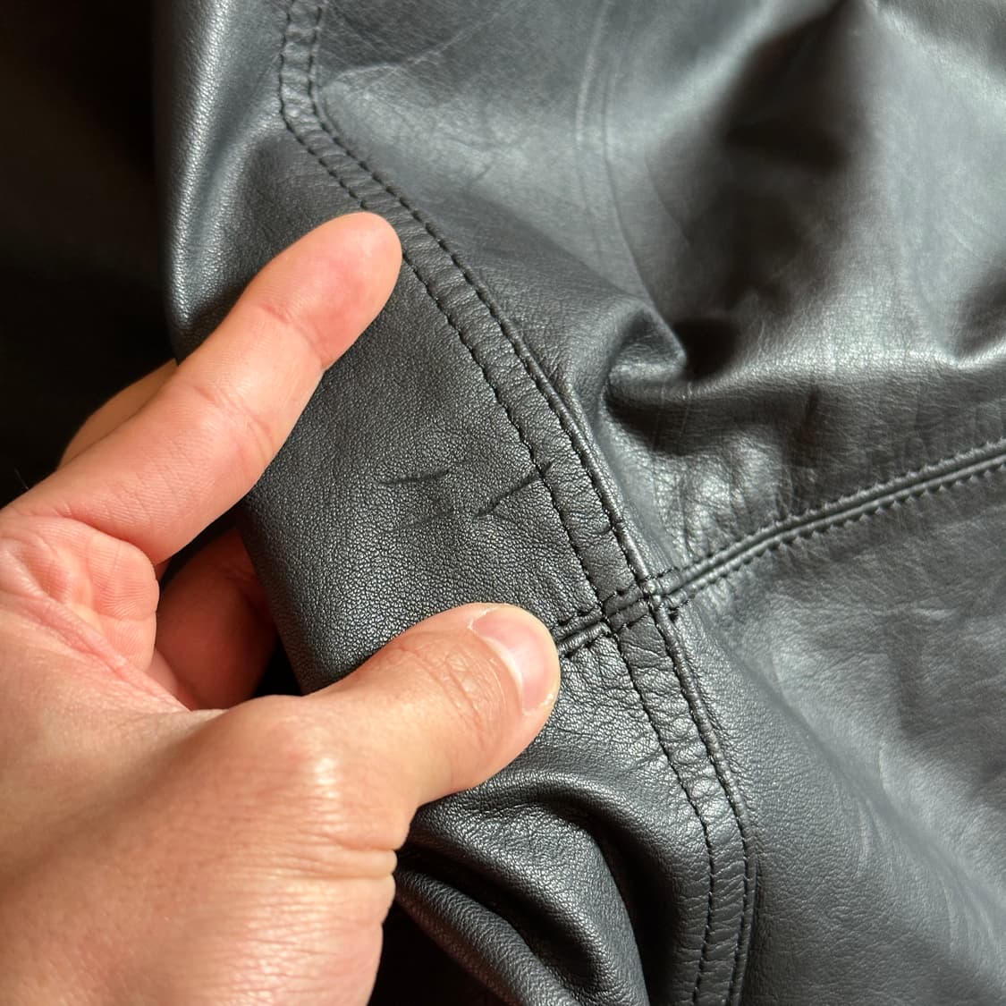 Revive cow-hide leather car coat 상품이미지10