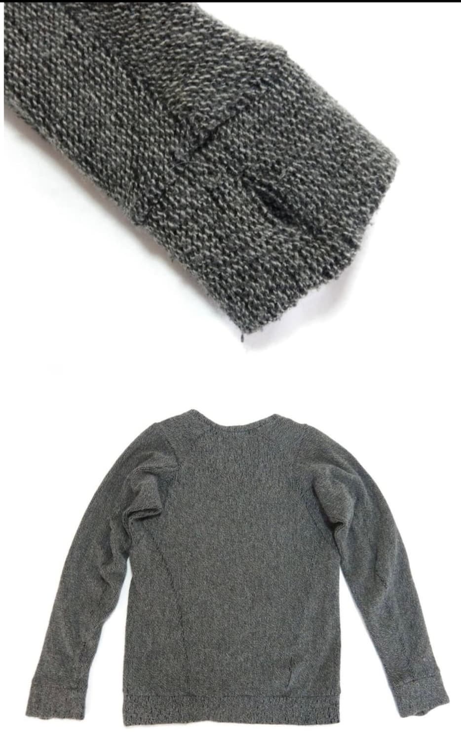 Civilized 울 니트 핑거홀 컷소우 상품이미지2