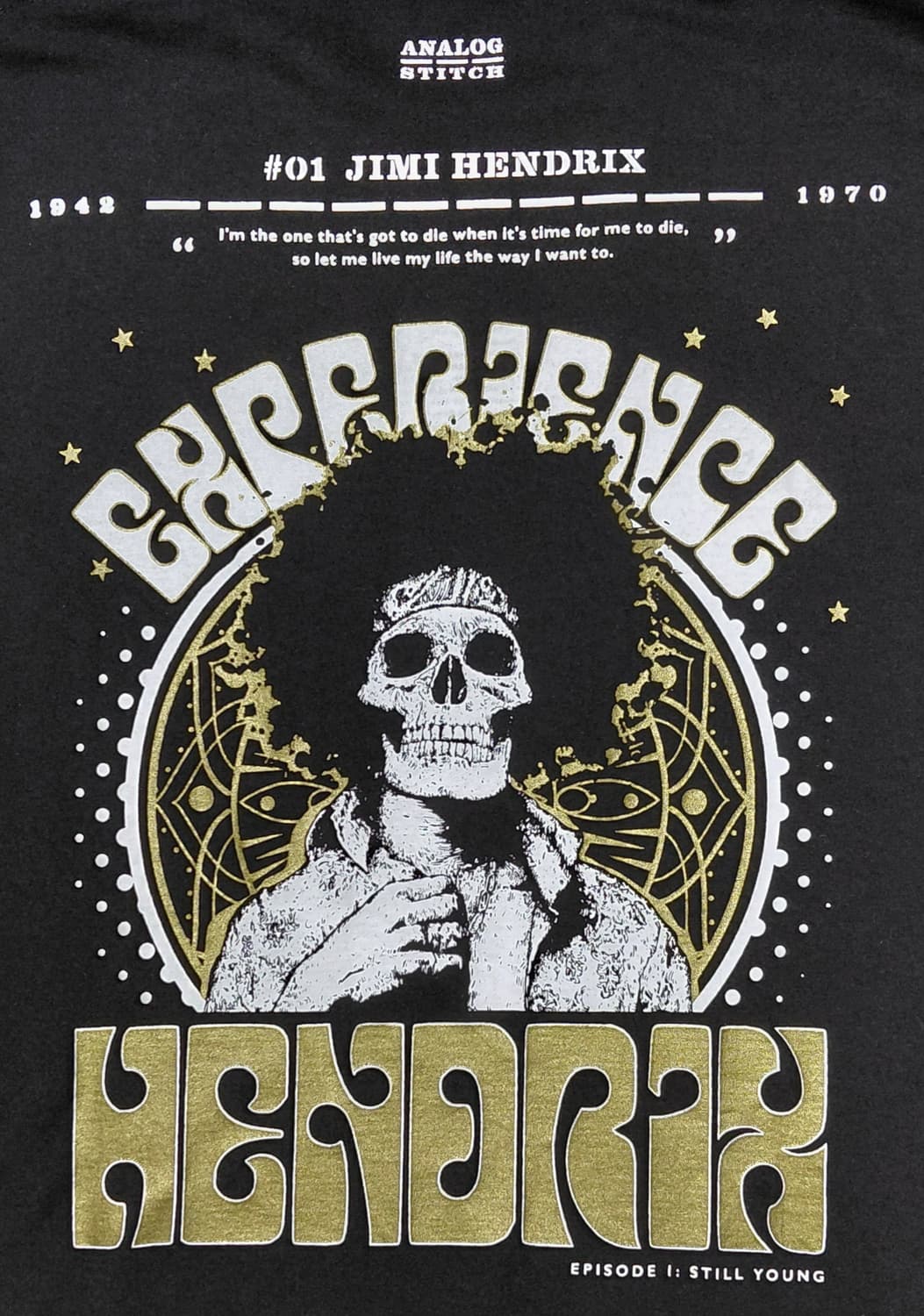 [M] 아날로그 스티치 지미 헨드릭스 'Still Young' 그래픽 티 상품이미지6