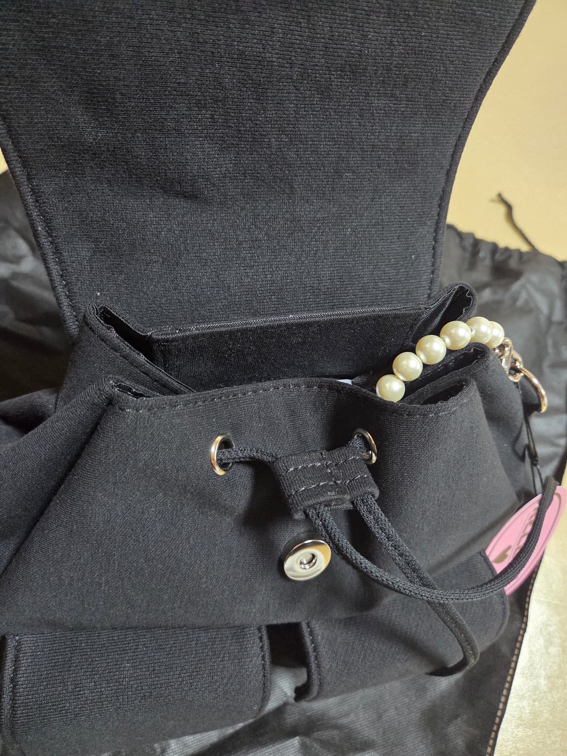 켈리즈 업사이클링 백 가방 크로플 백팩 상품이미지3