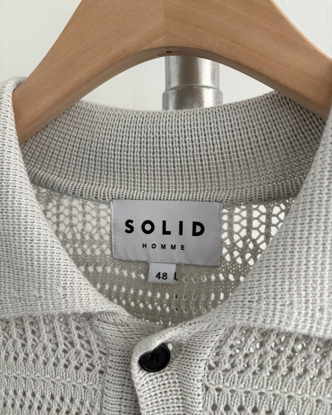 Solid Homme 솔리드옴므 23FW 크로쉐 가디건 상품이미지3