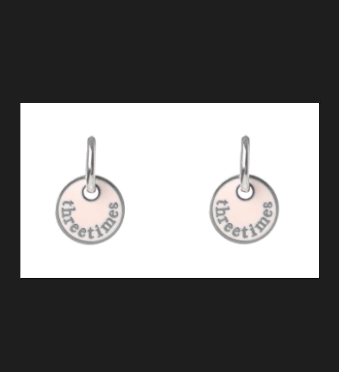 쓰리타임즈 Pink coin earrings 귀걸이 판매합니다 상품이미지1