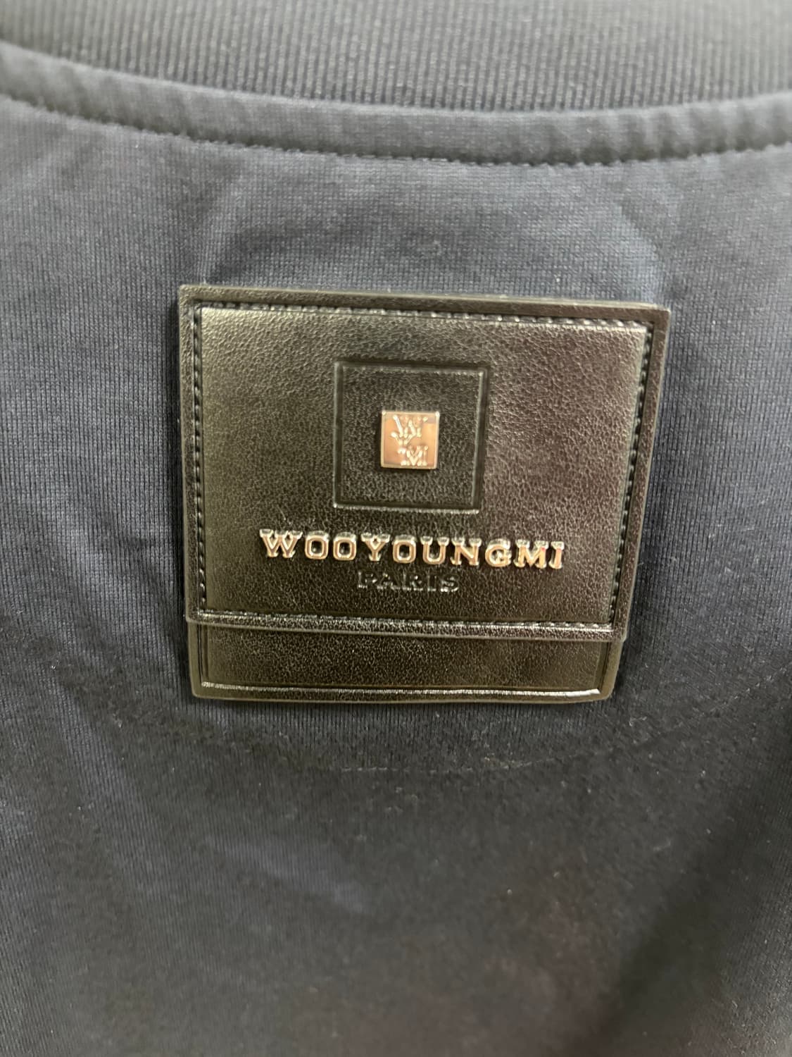 [48] 우영미 네이비 반팔 상품이미지4