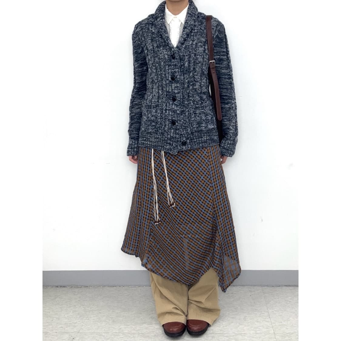 빈티지 네이비 가디건 상품이미지2