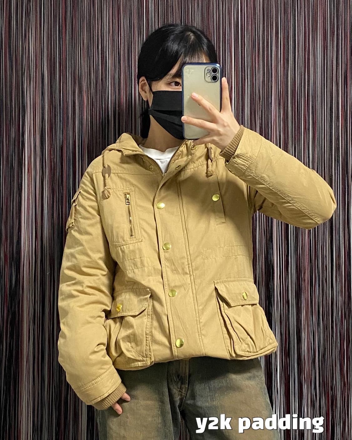 (Japan)y2k 야상패딩 ✔️𝙎𝙞𝙯𝙚 : 상품이미지1