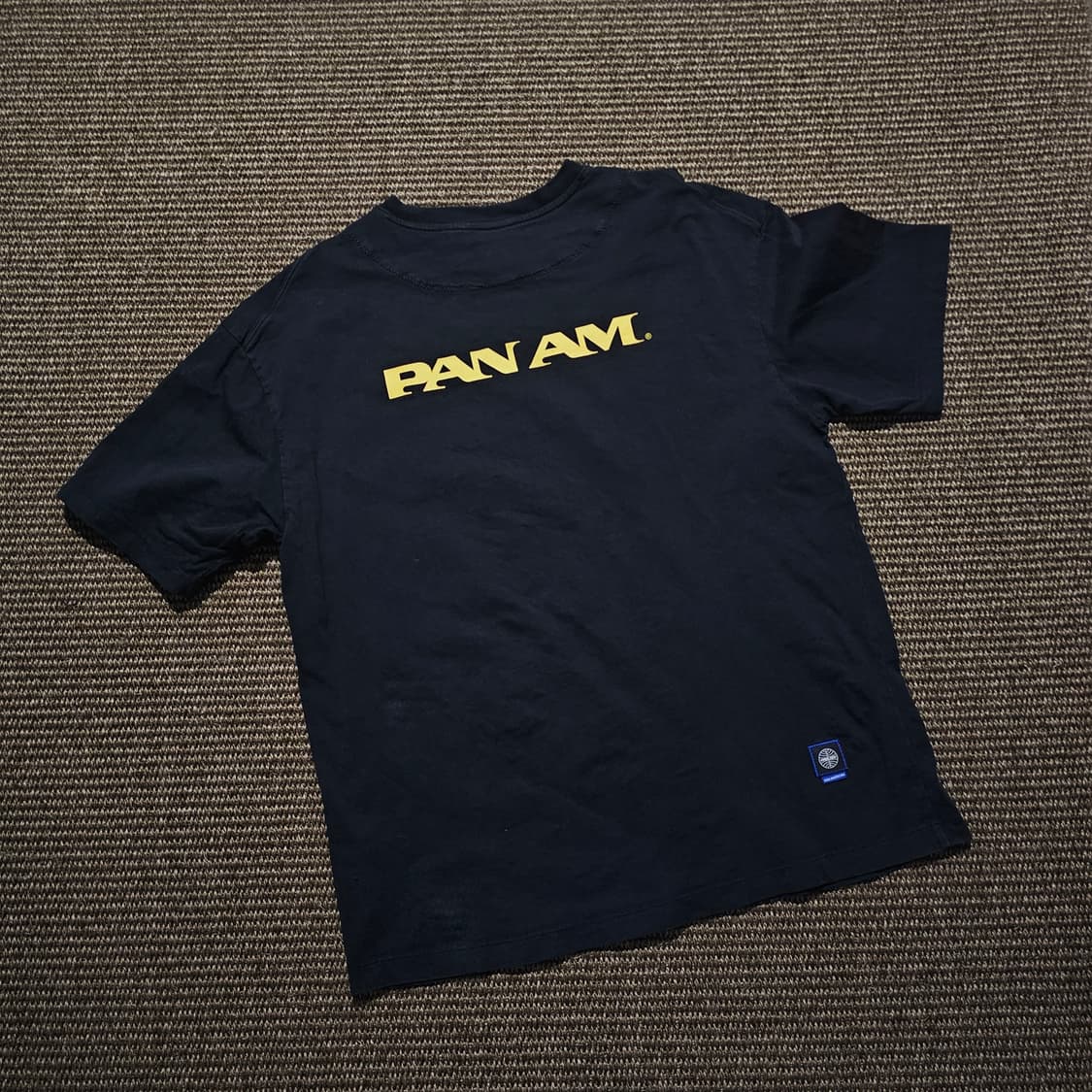 팬암 블랙 반팔 티셔츠 free(105) 상품이미지1