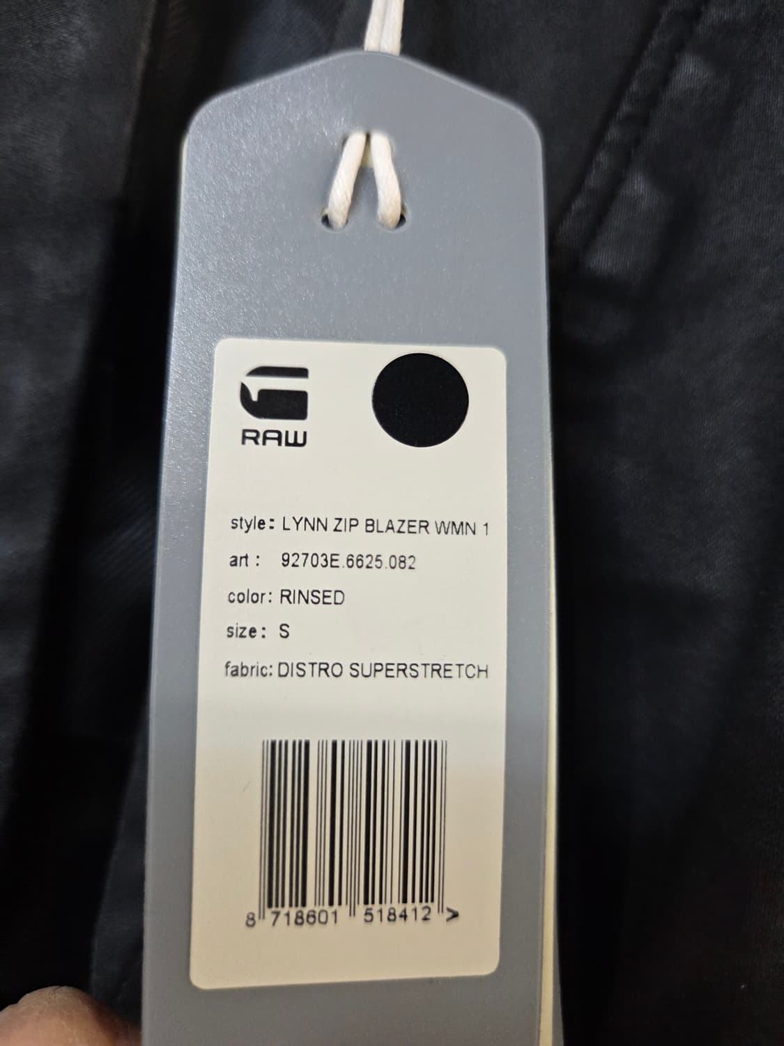 G-STAR RAW 벨트 블랙 자켓(S)스판 상품이미지8