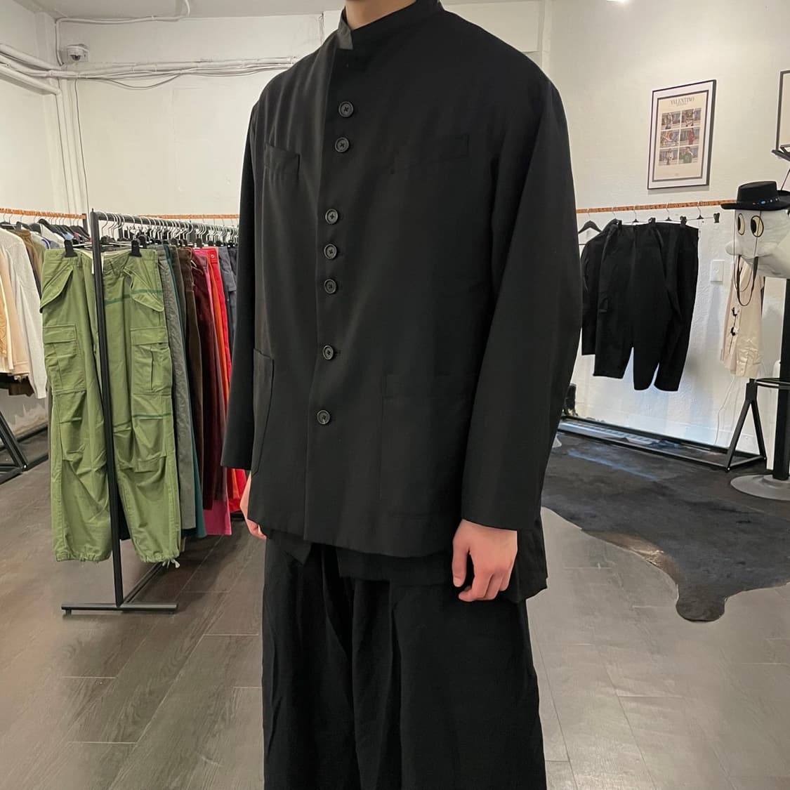 요지야마모토 버튼 디테일 블레이저 상품이미지4