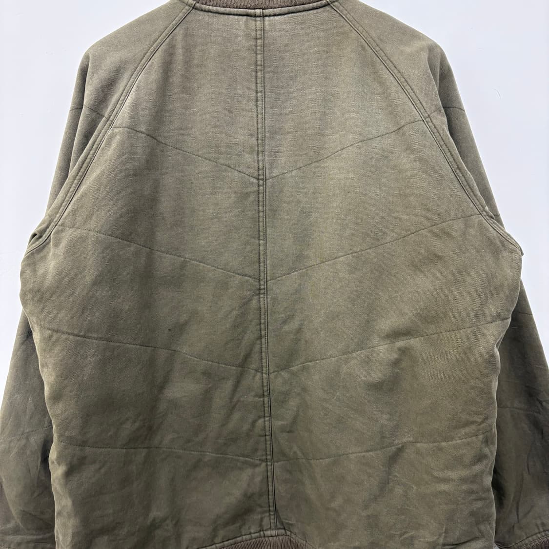 벤 데이비스 카키색 봄버 자켓 XL 상품이미지6