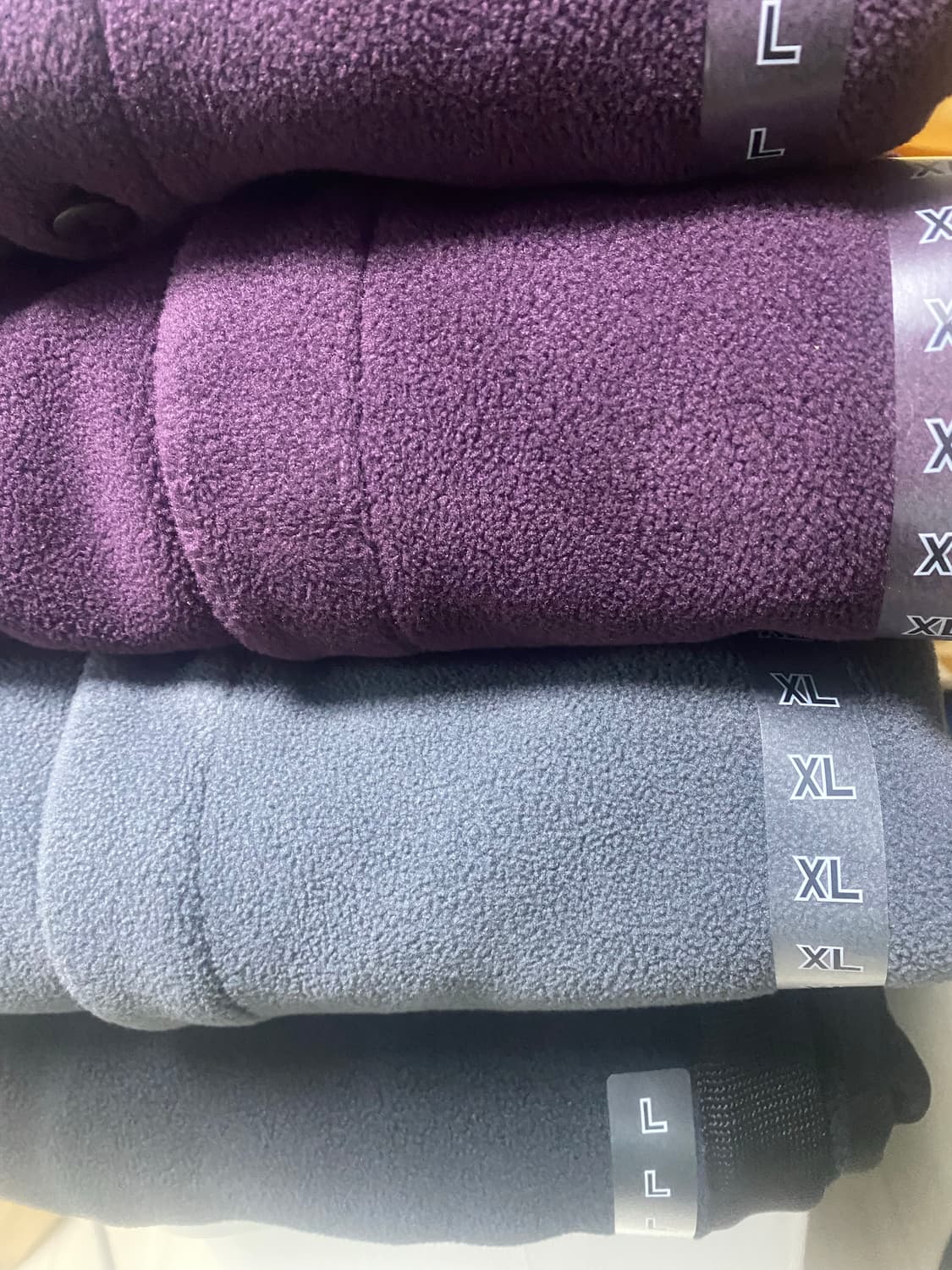 유니클로 x 니들스 가디건 퍼플 그레이 바지 블랙 상품이미지1