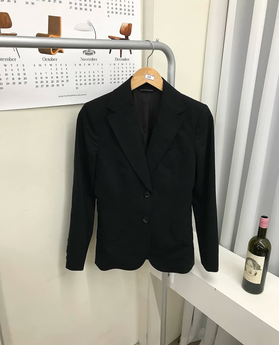 버버리 블랙 울 블레이저 자켓 상품이미지1