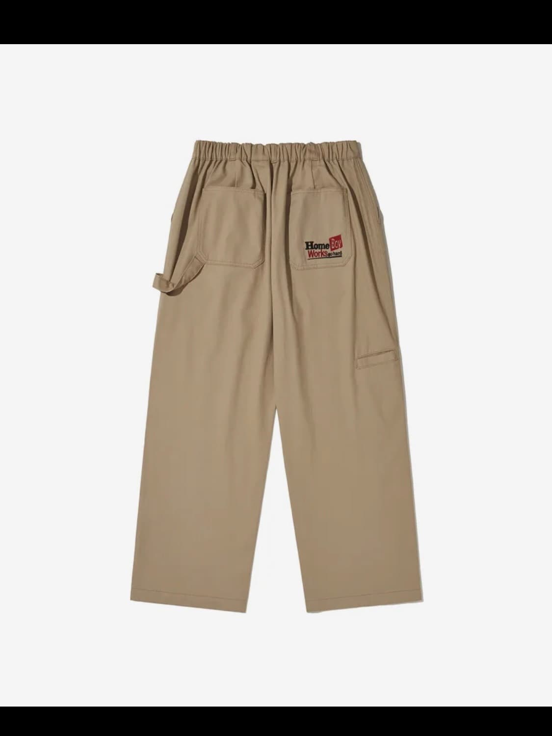 어반디타입 홈보이 벌룬 워크 팬츠_베이지S 상품이미지3