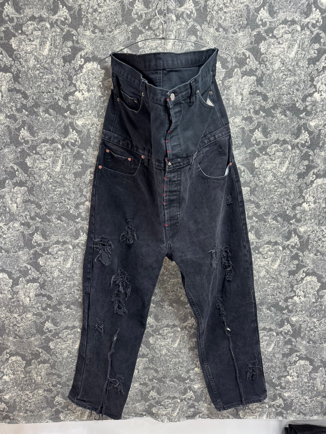 revi's 1850 리바이스 501 커스텀 데미지 데님 팬츠 상품이미지3