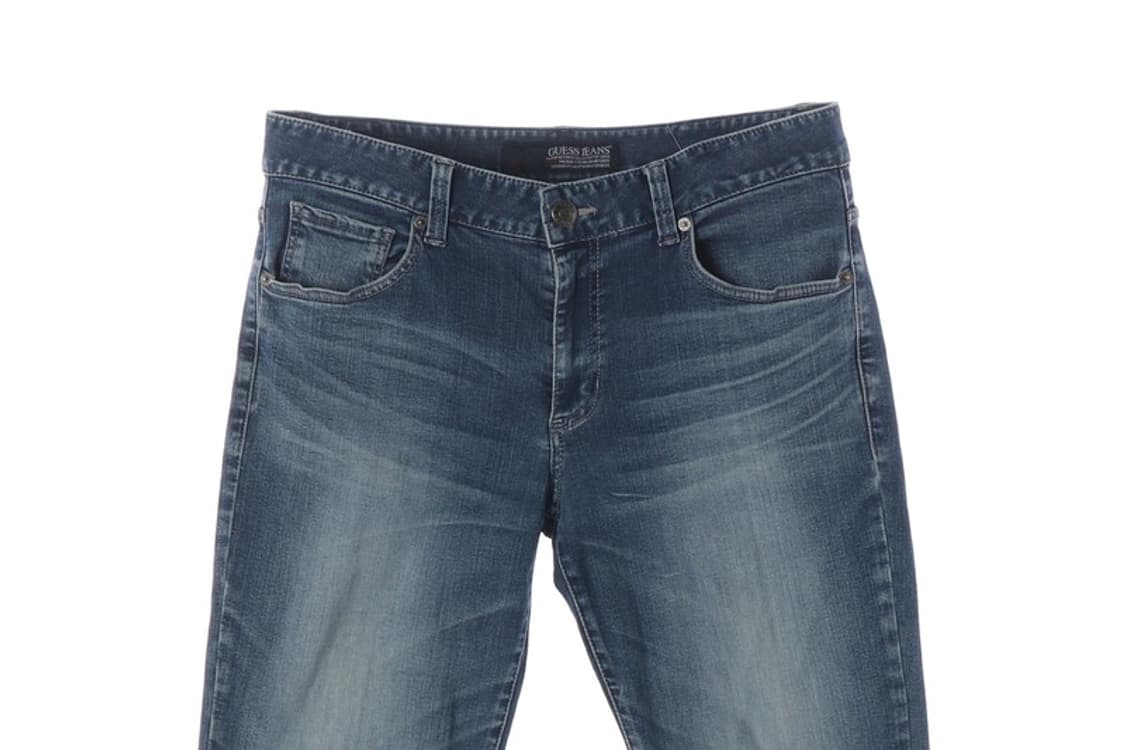 GUESS JEANS 레귤러 핏 중청 데님 팬츠 81 상품이미지3