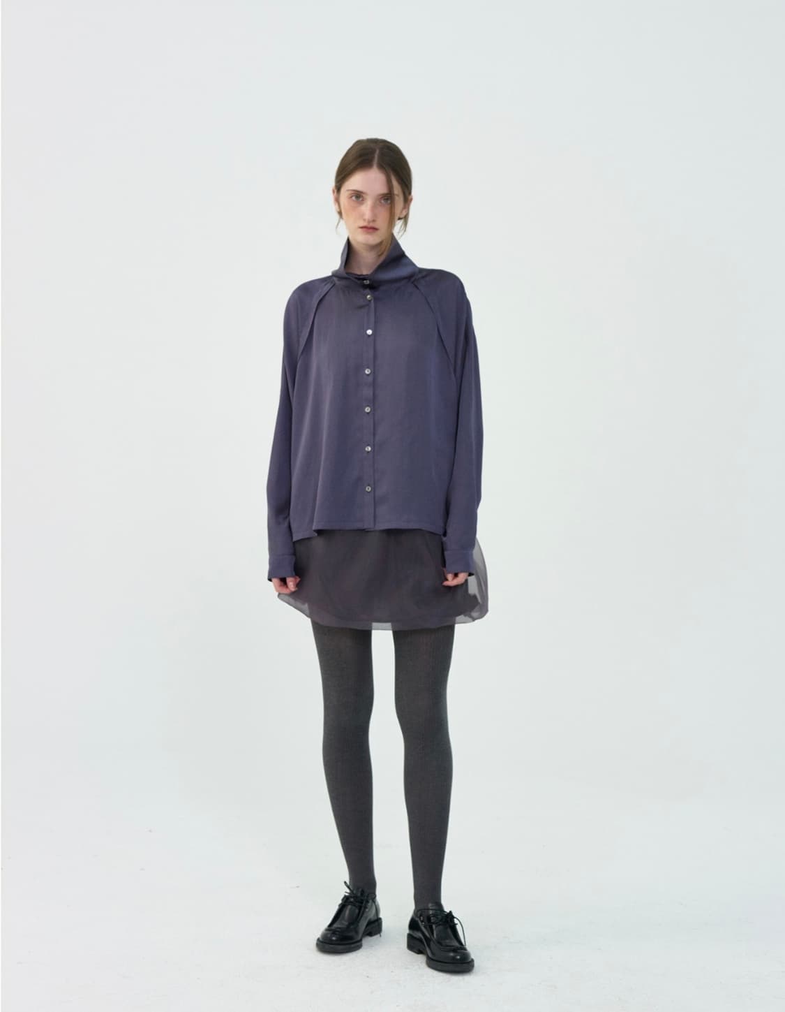 Ribbonbit 새틴 블라우스 상품이미지4