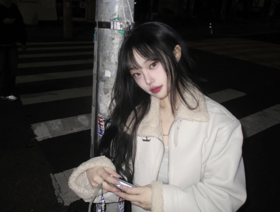 MOSO Vegan Shearling Cropped Jacket-모소 상품이미지2