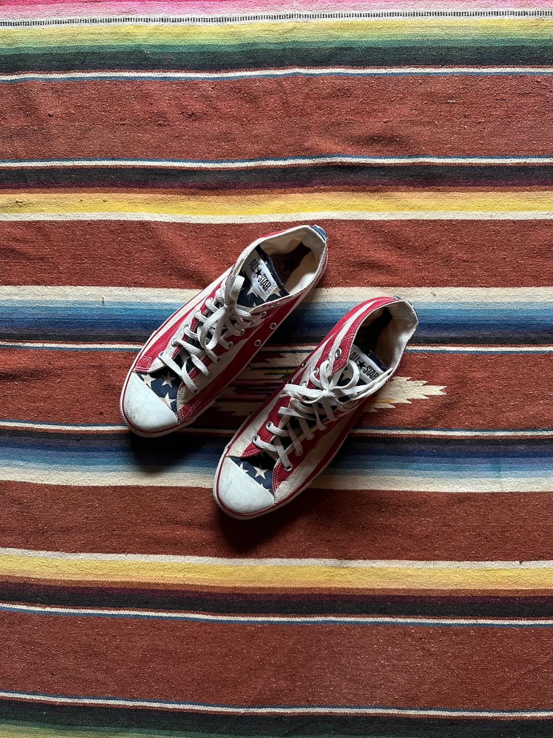 90s USA 빈티지 컨버스 성조기 척테일러 하이 상품이미지3