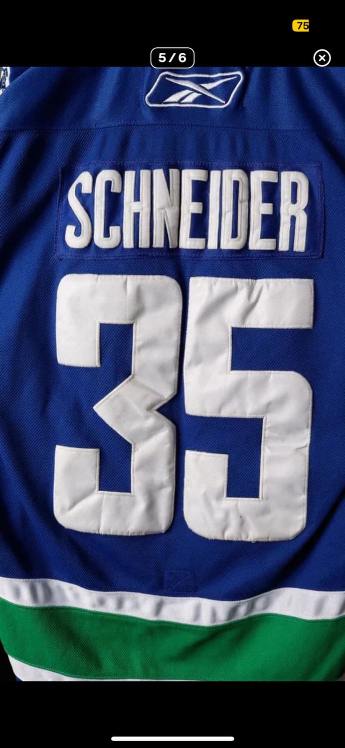 밴쿠버 NHL 하키 져지 블루 상품이미지2