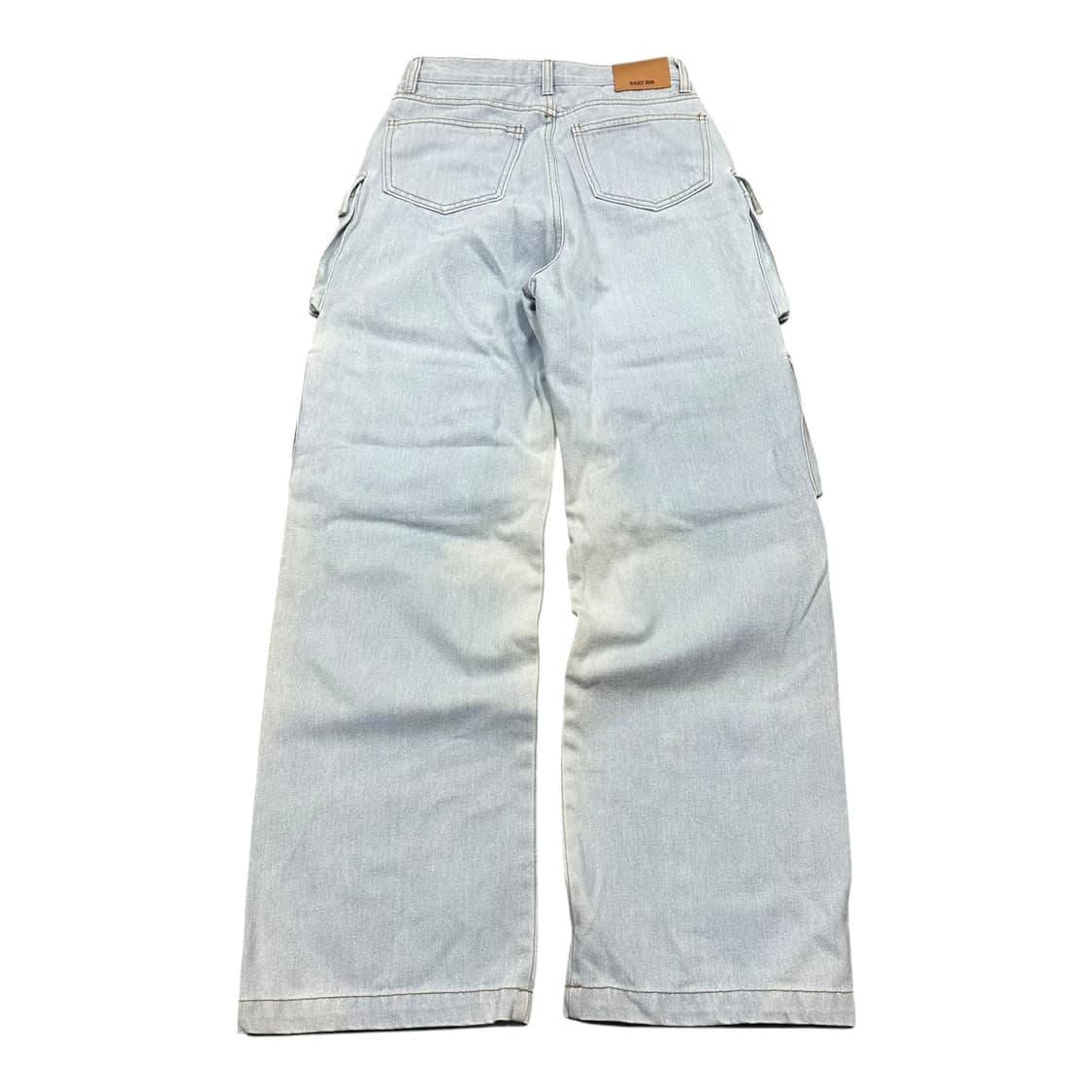 ✨ (바배) 빈티지 멀티 포켓 연청 데님 팬츠  상품이미지2