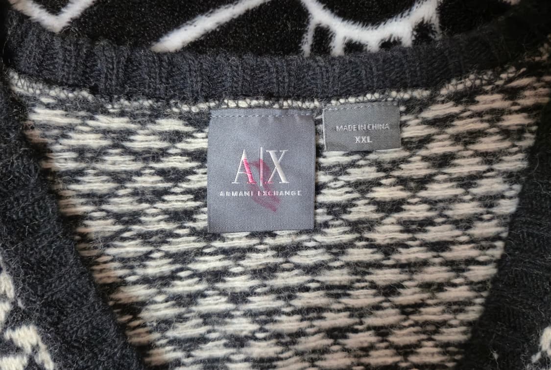 알마니익스체인지 램스울 니트 상품이미지3