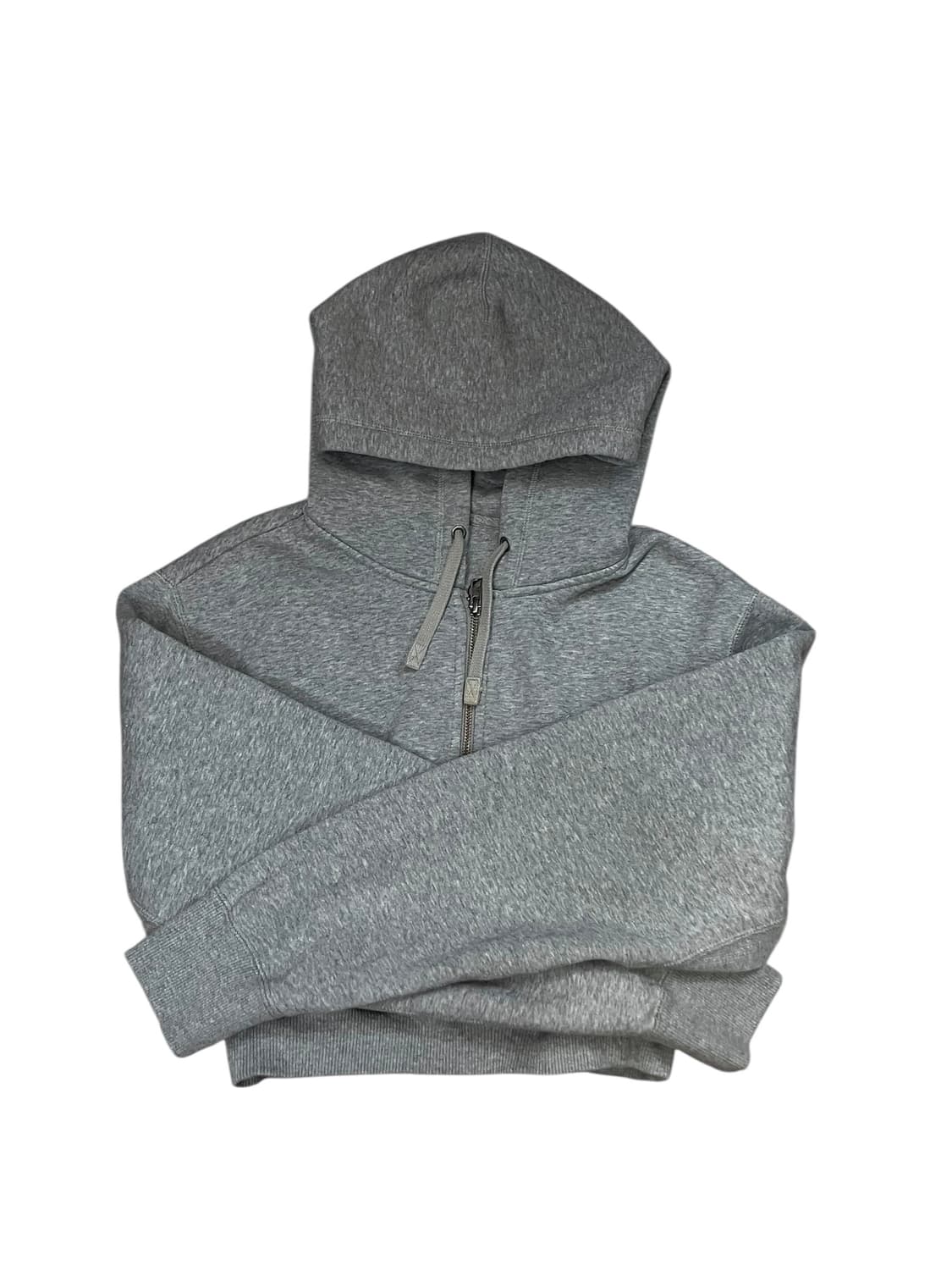 나이키 기모 크롭 후드집업 그레이 XL #csz3628 상품이미지3