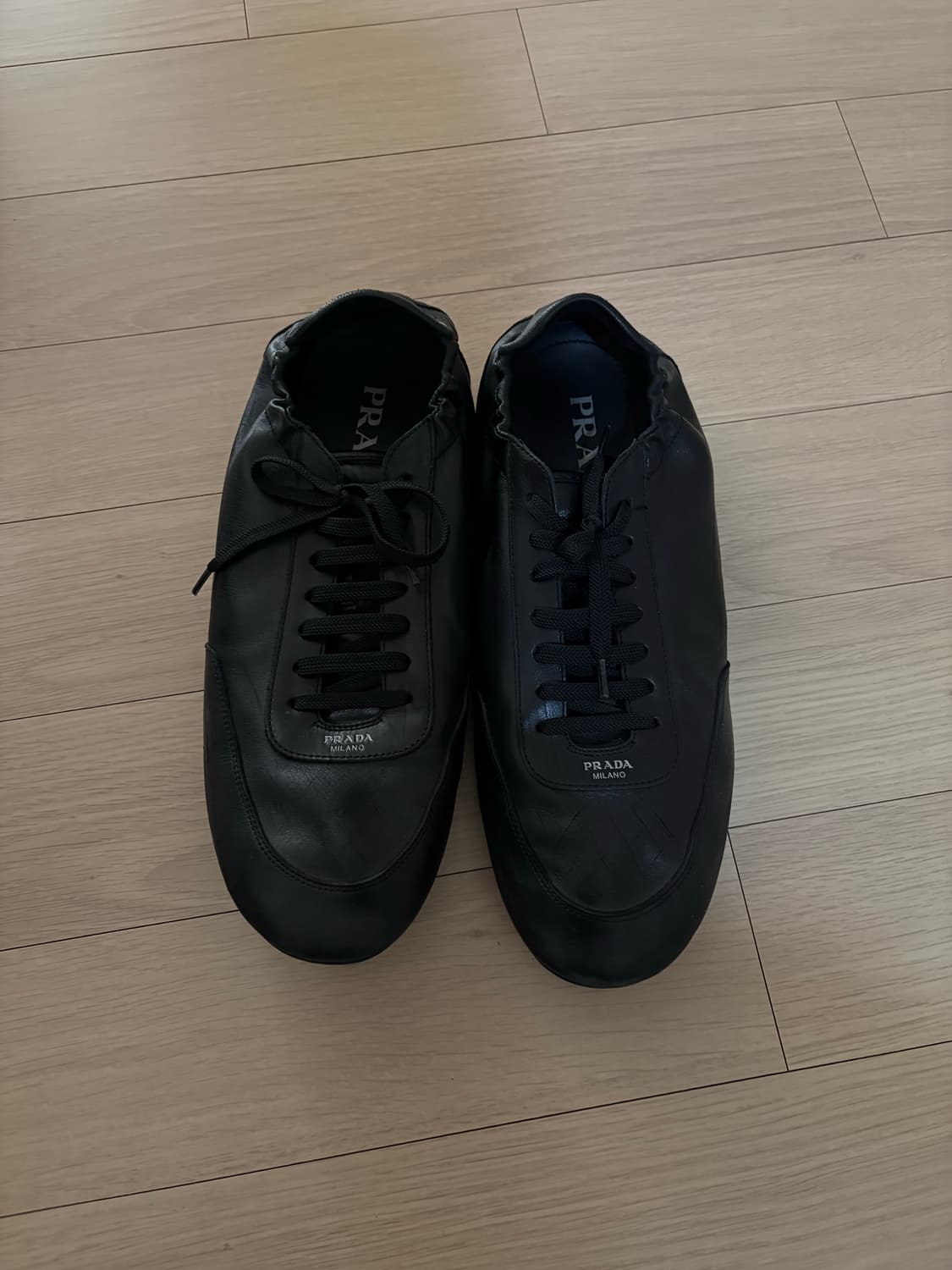 [9.5] 프라다 컬랩스 레더 블랙 상품이미지2