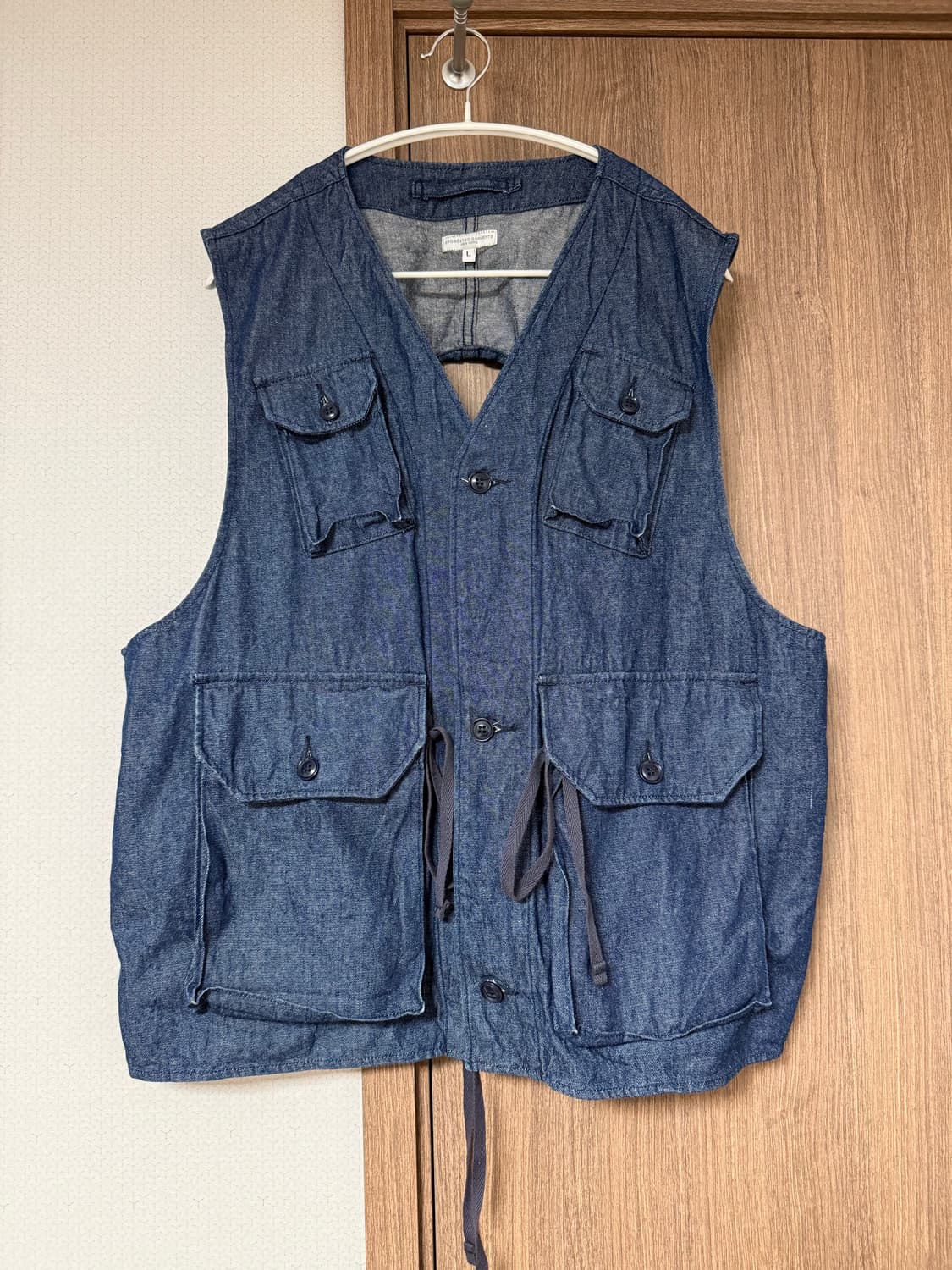 엔지니어드 가먼츠 C-1 데님 베스트 조끼 상품이미지1