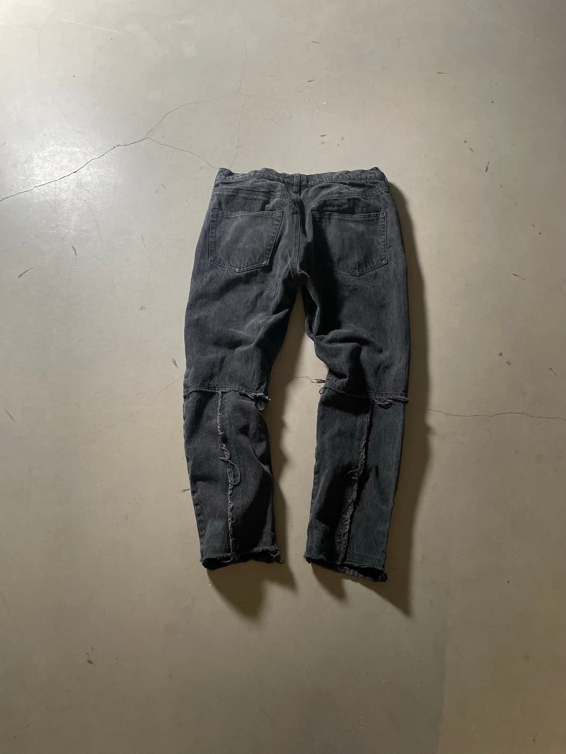 KZ ATELIER Reconstructed Black Denim  상품이미지4