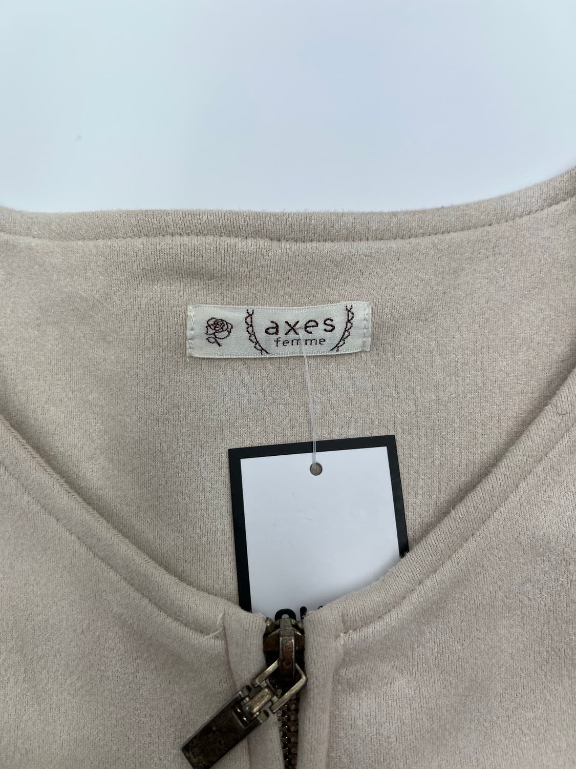 엑시즈팜 스웨이드 롱 자켓 상품이미지3