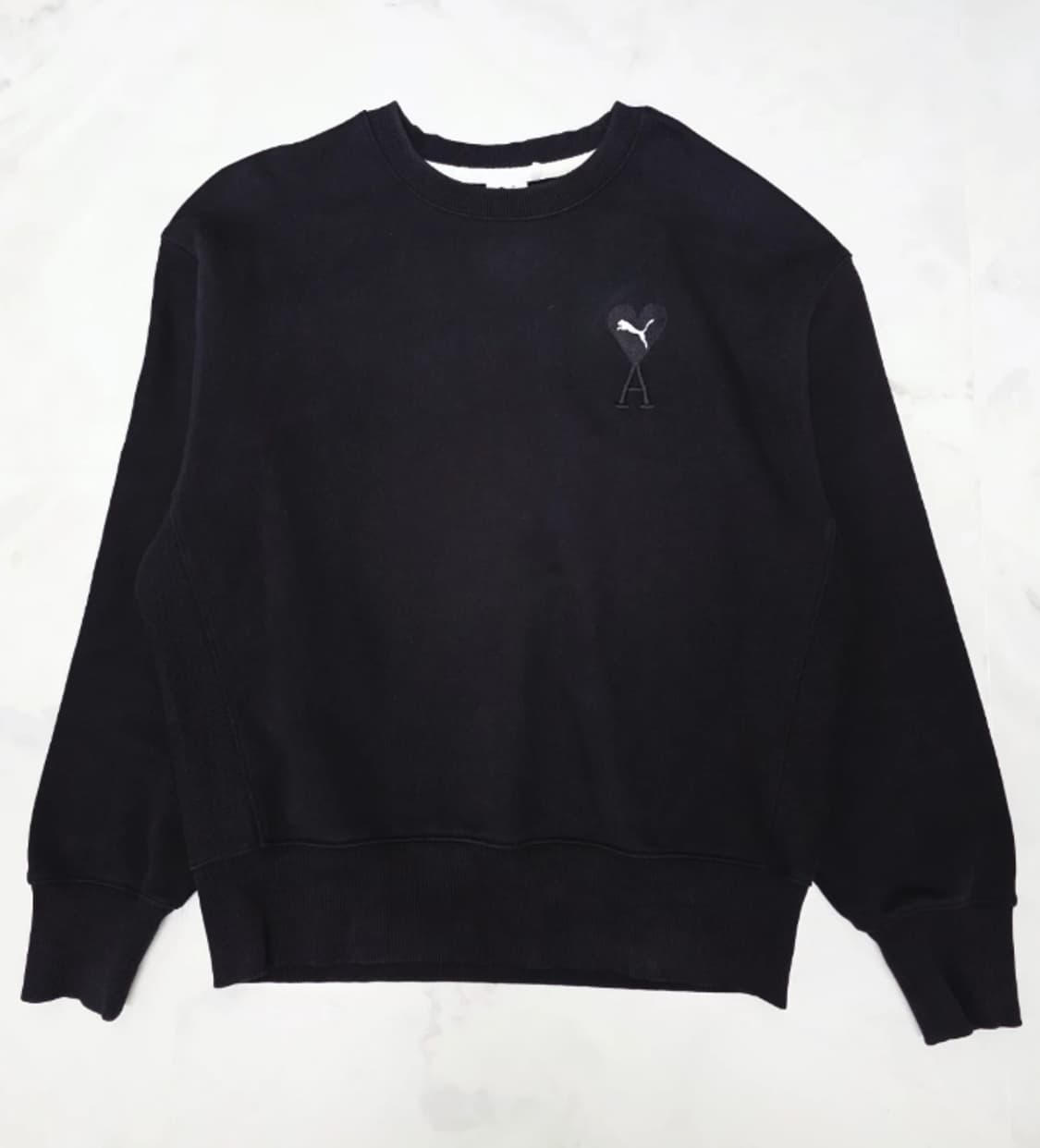 푸마 아미 콜라보 블랙 오버핏 맨투맨 95~100 상품이미지3