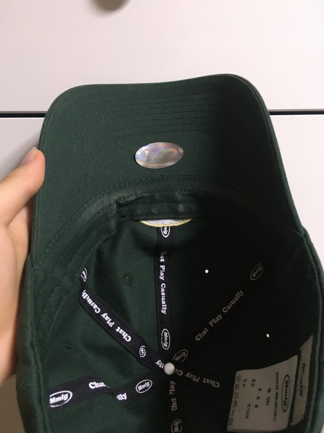 Mmlg 로고 볼캡 그린 상품이미지3