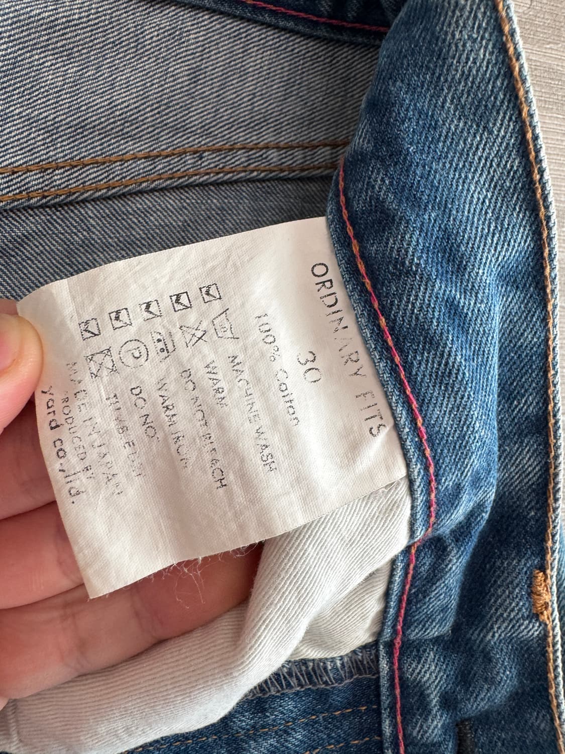 ORDINARY FITS 오디너리 핏츠 데님 청바지 30 상품이미지6