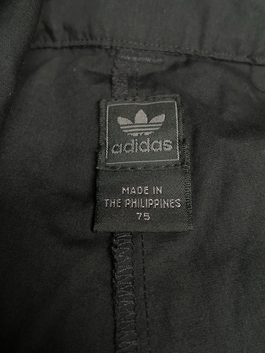*rare* 00s 아디다스 오리지널스 와이드 블랙 츄바 상품이미지5