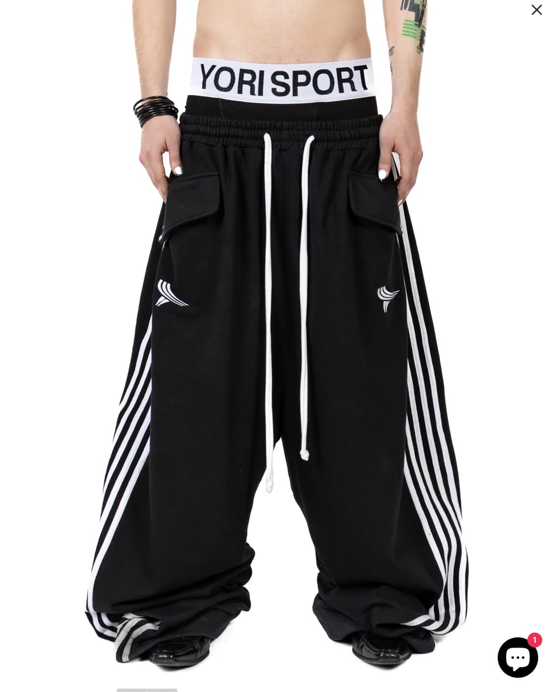 구해요)) 요리스포츠 더블로고 스웻팬츠  상품이미지1