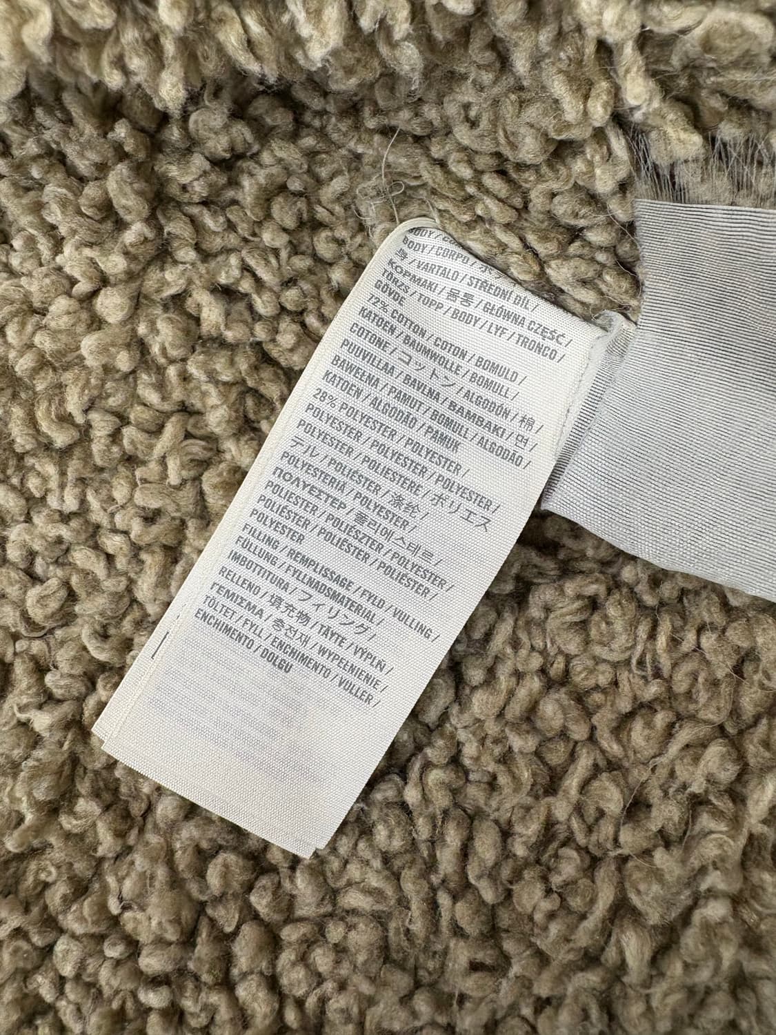 아베크롬비 양털 후드집업 네이비m 상품이미지5