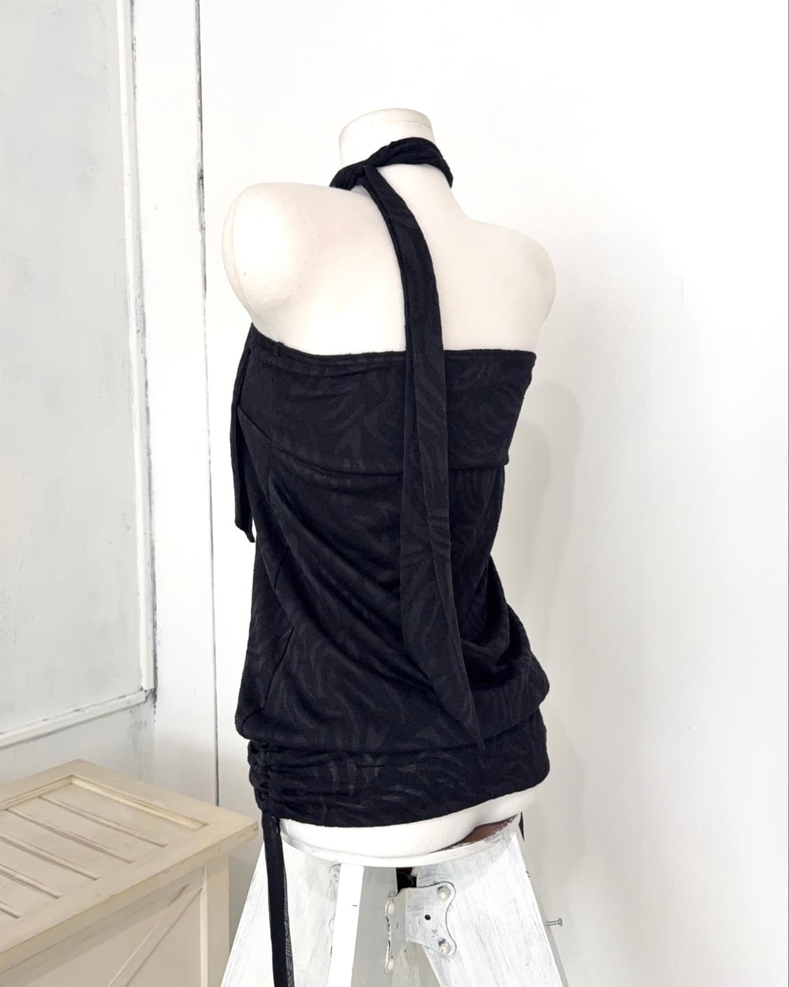 CECIL McBEE Zebra Halter Tube Top 상품이미지8