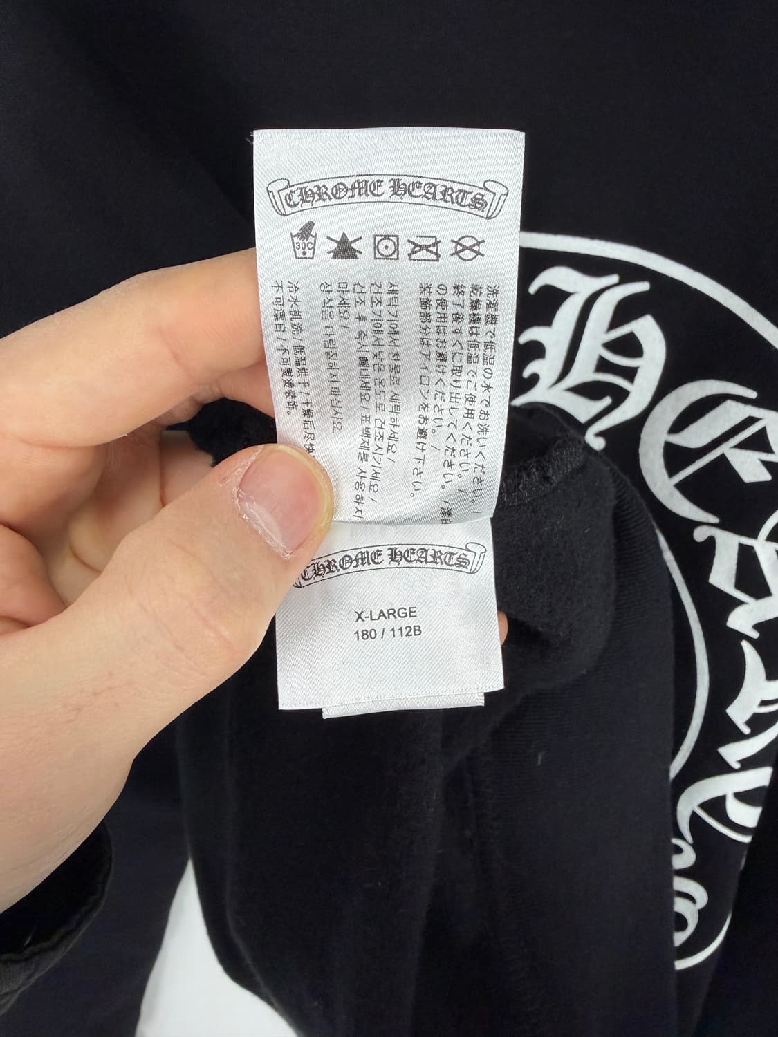 a292) 크롬하츠 플로랄 홀스슈 후드티 상품이미지8