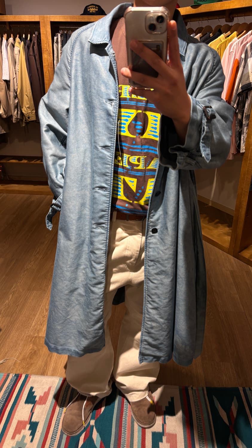 Outil 인디고 데님 코트 XL 상품이미지1