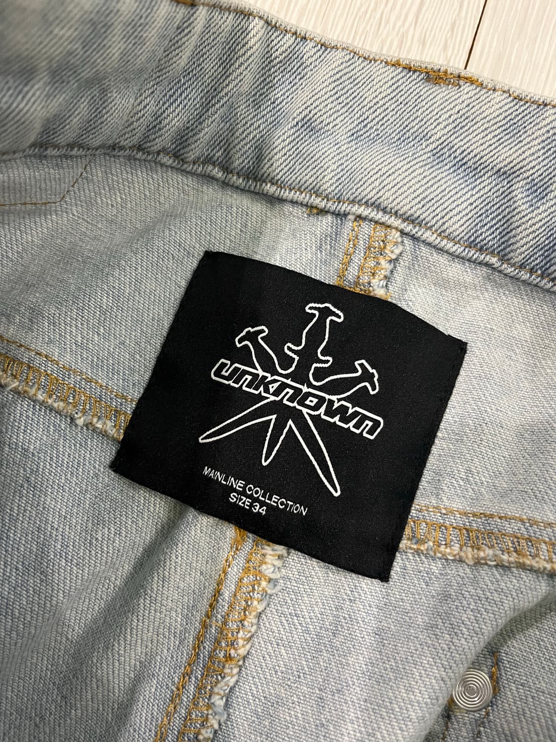 Unknown london 사이드 지퍼 데님 / 언노운런던 상품이미지4