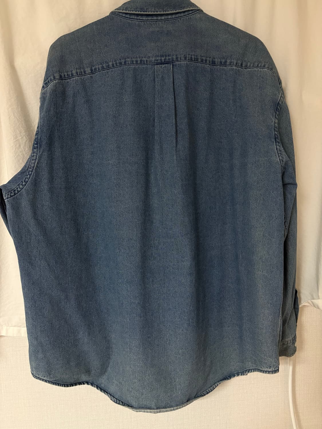 [L] 에스피오나지 데님 셔츠 워싱 인디고 상품이미지3