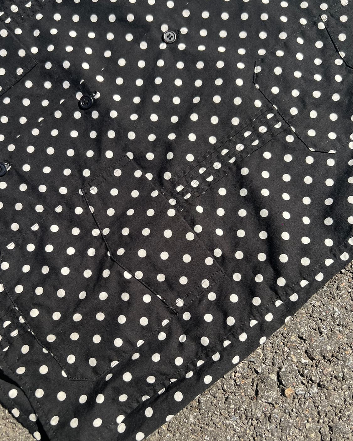 Yohji Yamamoto S’yte Dot Cuban Shirt 상품이미지4