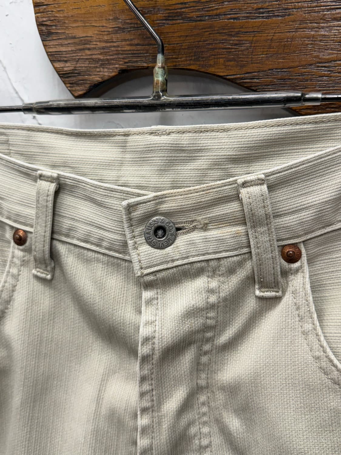 90s Japan LVC 702 Straight Buckle back  상품이미지6