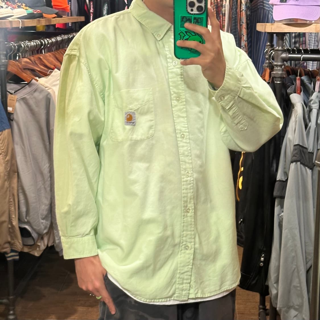 [HI] 칼하트 셔츠 옐로그린 상품이미지4
