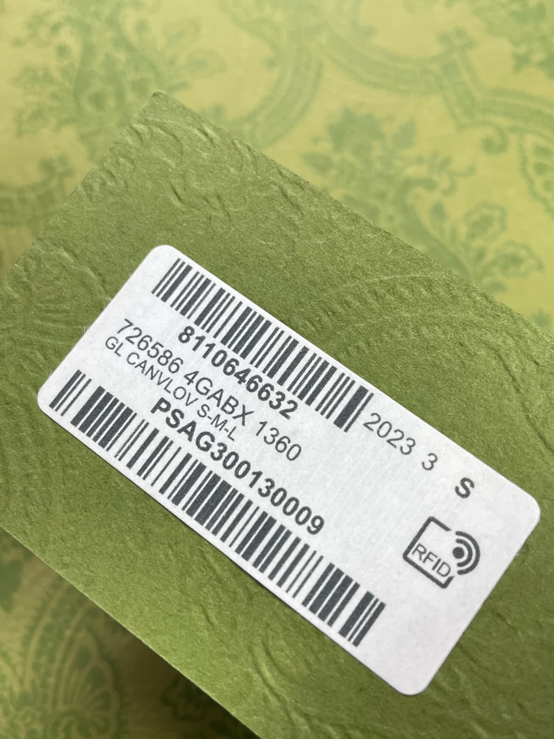 새상품 구찌 GG 핑거리스 장갑 캐시미어 100% 블랙 상품이미지7